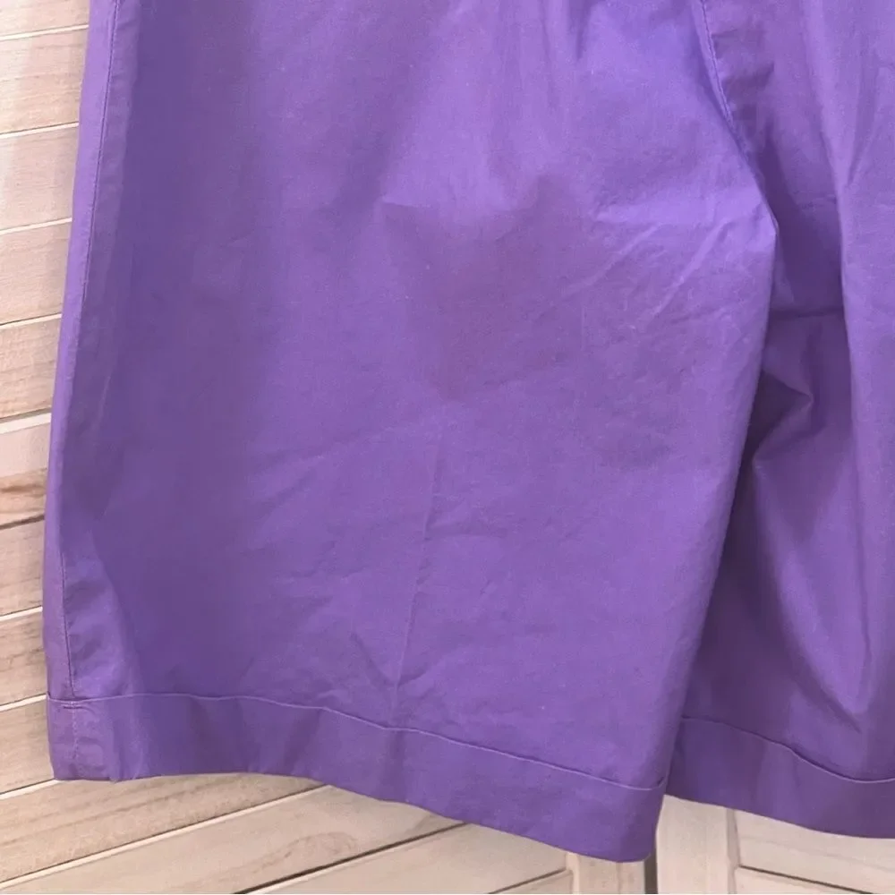 Chrstian Dior Actifs Vintage 80s High Waisted Bermuda Shorts 10 / Small
